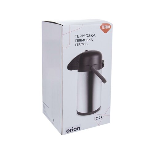 Orion Thermoskanne aus Edelstahl, 2,2 l