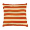 Pernă Leona dungi culoare portocaliu, 45 x 45 cm
