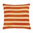 Pernă Leona dungi culoare portocaliu, 45 x 45 cm