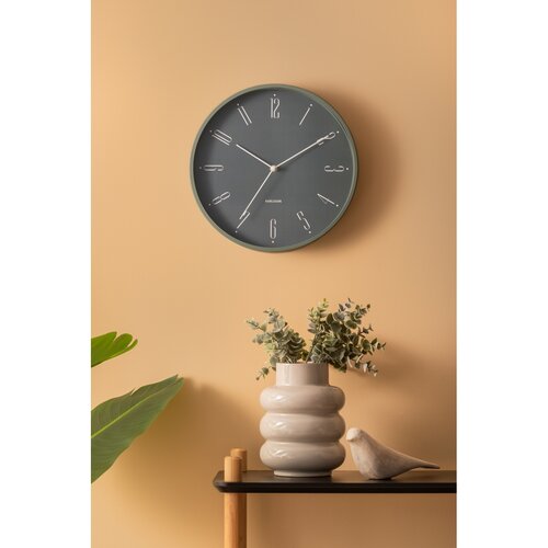 Karlsson 5988GR design falióra szürke, átmérő 30cm