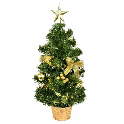 Božično okrašeno drevesce Grosseto, 45 cm