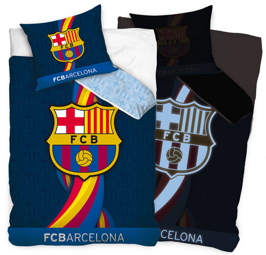 Bavlnené obliečky FC Barcelona, 140 x 200, 70 x 80 cm