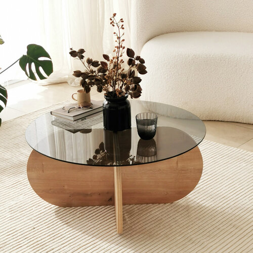 Măsuță de cafea Bubble Sapphire Oak Fume
