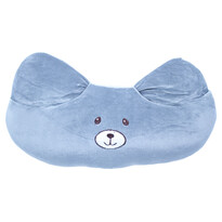 Polštářek Medvěd Mazlík šedá, 40 x 26 cm