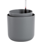 Plastia Selbstbewässernder Pflanzübertopf Tolita grau, Durchmesser 19 cm