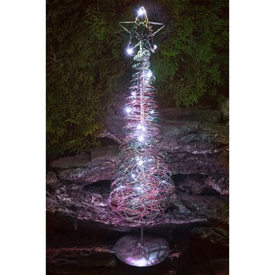Vianočný stromček 20 LED, studená biela