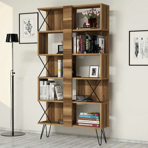 Knižnica Extra Walnut