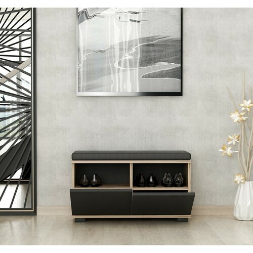 Botník Drago Walnut and Black