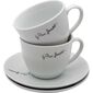 Lamart LT9207 Set de 2 cești și farfurioare Kaffe, 300 ml