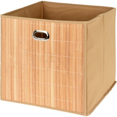 Dekorative Bambusbox Taytay Braun, 31 x 31 x 30,5 cm