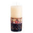 Svíčka s dekorem kávových zrn válec