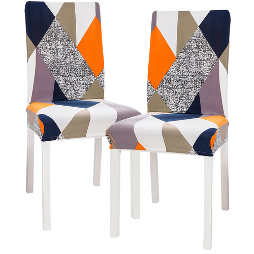 4Home Spannbezug für Stuhl Retro, 45 - 50 cm, Set 2 Stück