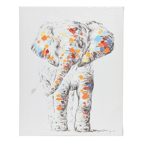 Obraz Colours Elephant , 40 x 50 cm