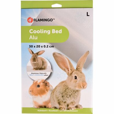 Covoraș de răcire din aluminiu Flamingo pentrurozătoare , dimensiune L, 30 x 20 x 0,2 cm