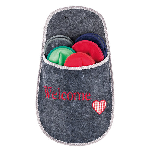 Domácí pantofle Welcome pro hosty