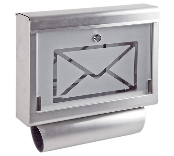 Poštovní schránka, stříbrná