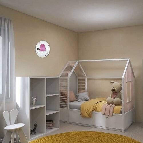 Rabalux 71278 detské sklenené stropné svietidlo Fowly, biele