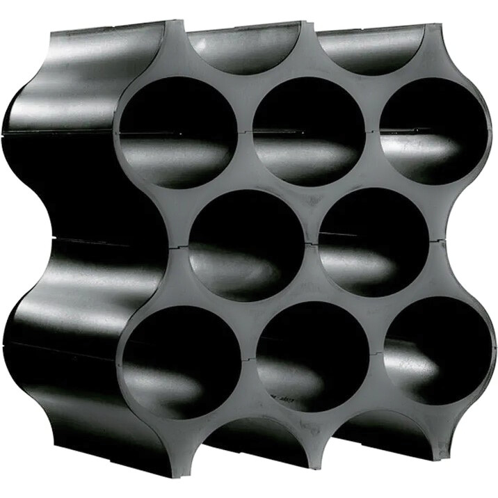 Stojak na wino SET-UP, czarny, Koziol