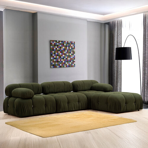 Taburet Bubble Pouffe Green