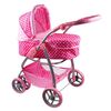 Cărucior multifuncțional PlayTo pentru păpușiJasmine , roz deschis