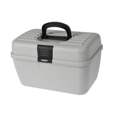 Kunststoff-Aufbewahrungsmultibox Trenton, 28,5 x 18 x 18,5 cm, Grau