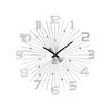 Zegar ścienny Lavvu Crystal Sun LCT1150 srebrny, śr. 49 cm