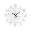 Nástěnné hodiny Lavvu Crystal Sun LCT1150 stříbrná, pr. 49 cm
