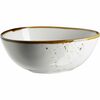 Mäser Bol oval Pintar Puncte maro alb 15,5 x 13,5
