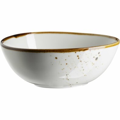 Mäser Овальна миска Pintar Біло-коричневі крапки15,5 x 13,5 см