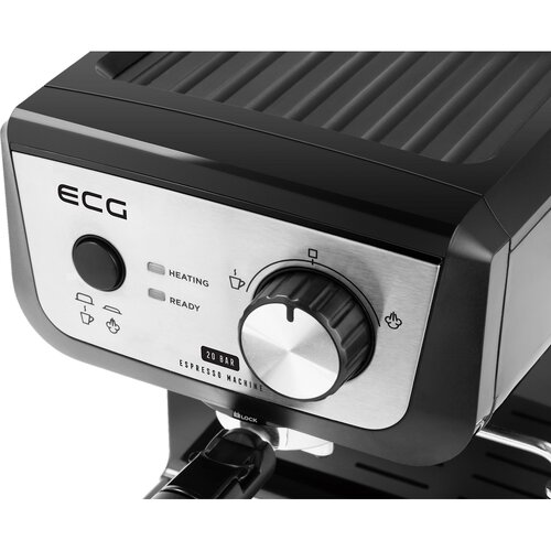 ECG ESP 20101 dźwigniowy ekspres do kawy  Black