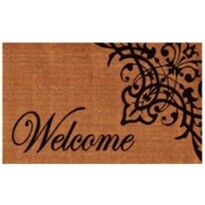 Кокосовий килимок для дверей Welcome  орнамент, 40 x 60 см
