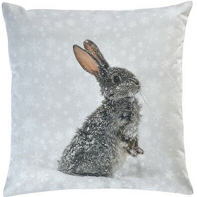 Sander Dekoračný vankúšik Snow rabbit, 45 x 45 cm