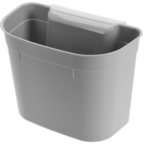 Підвісний пластиковий кошик Flynn, 21 x 28  x 17 см, сірий