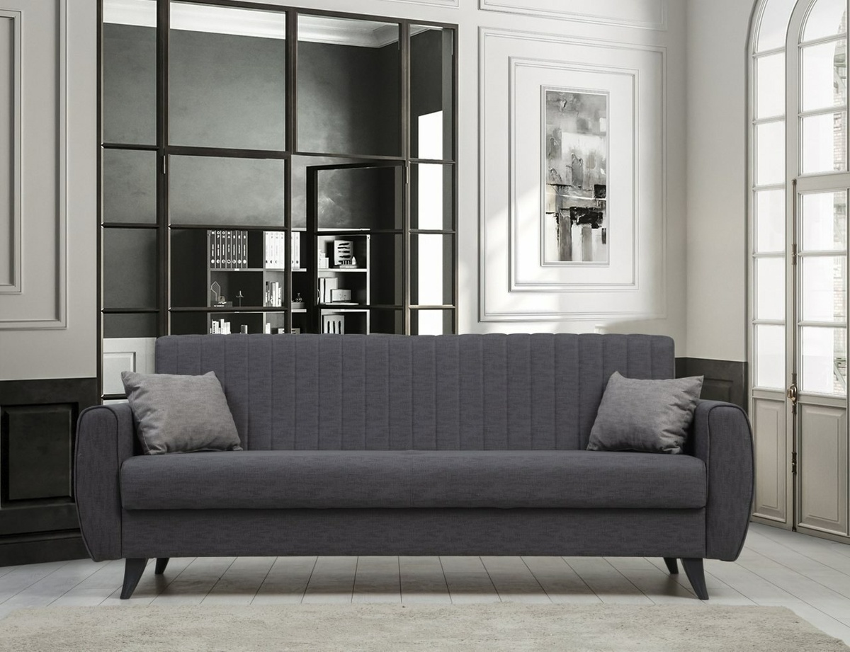 Alkon 3 Dark Grey kinyitható kanapé termék 2. képe