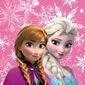 Pernă Regatul de gheață Frozen surori Anna și Elsa, 40 x 40 cm