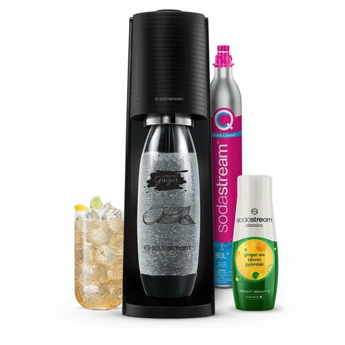 Sodastream Terra Black Ginger Ale Mpack výrobník perlivej vody