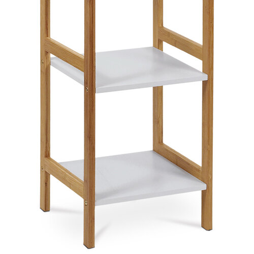 Raft din bambus cu 5 rafturi, 128 cm