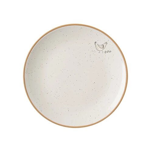 Orion Ceramiczny talerz deserowy Statek slepice,średnica 19,5 cm