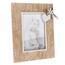 Leseni okvir za fotografije Heart and flake rjava,22 x 17 cm