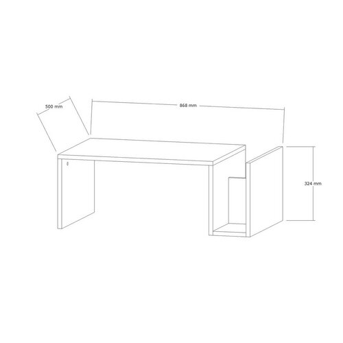 Măsuță de cafea Memo Dark Brown