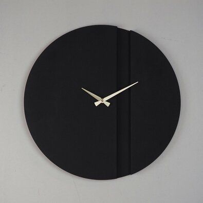 Zegar ścienny Block APS096, Black, 46 x 46 cm