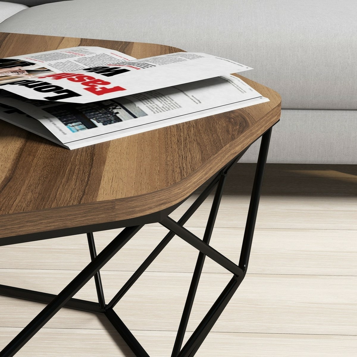Konferenčný stolík Diamond Walnut