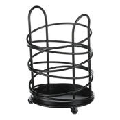 Autronic Metall Küchenständer rund, Schwarz