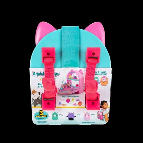 Squish și longs set de figurine cu rucsac