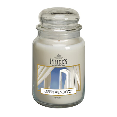 Price's Vonná sviečka v skle Large Jar Open Window