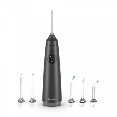 TrueLife Interdentális zuhany AquaFloss CompactC300, fekete