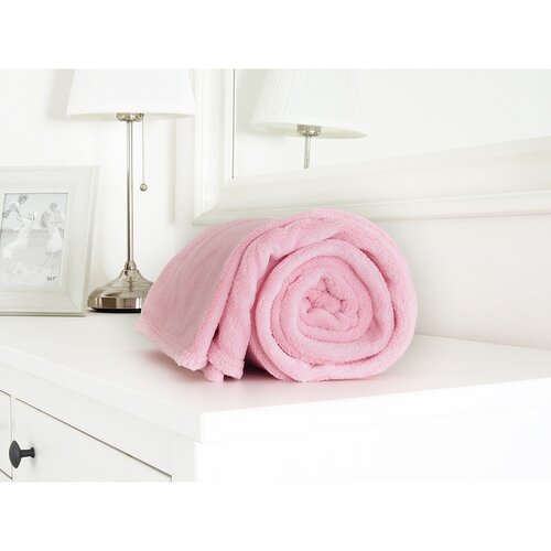 B.E.S. Petrovice Kinderdecke Mikroflanell exclusive,  Rosa, 110 x 140 cm