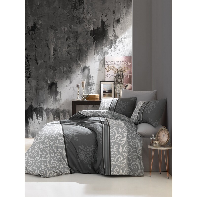 BedTex Pamut ágynemő Natura szürke, 220 x 200 cm,2 db 70 x 90 cm akciós termékkép 1