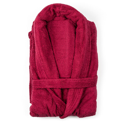 Halat de baie roșu, XL