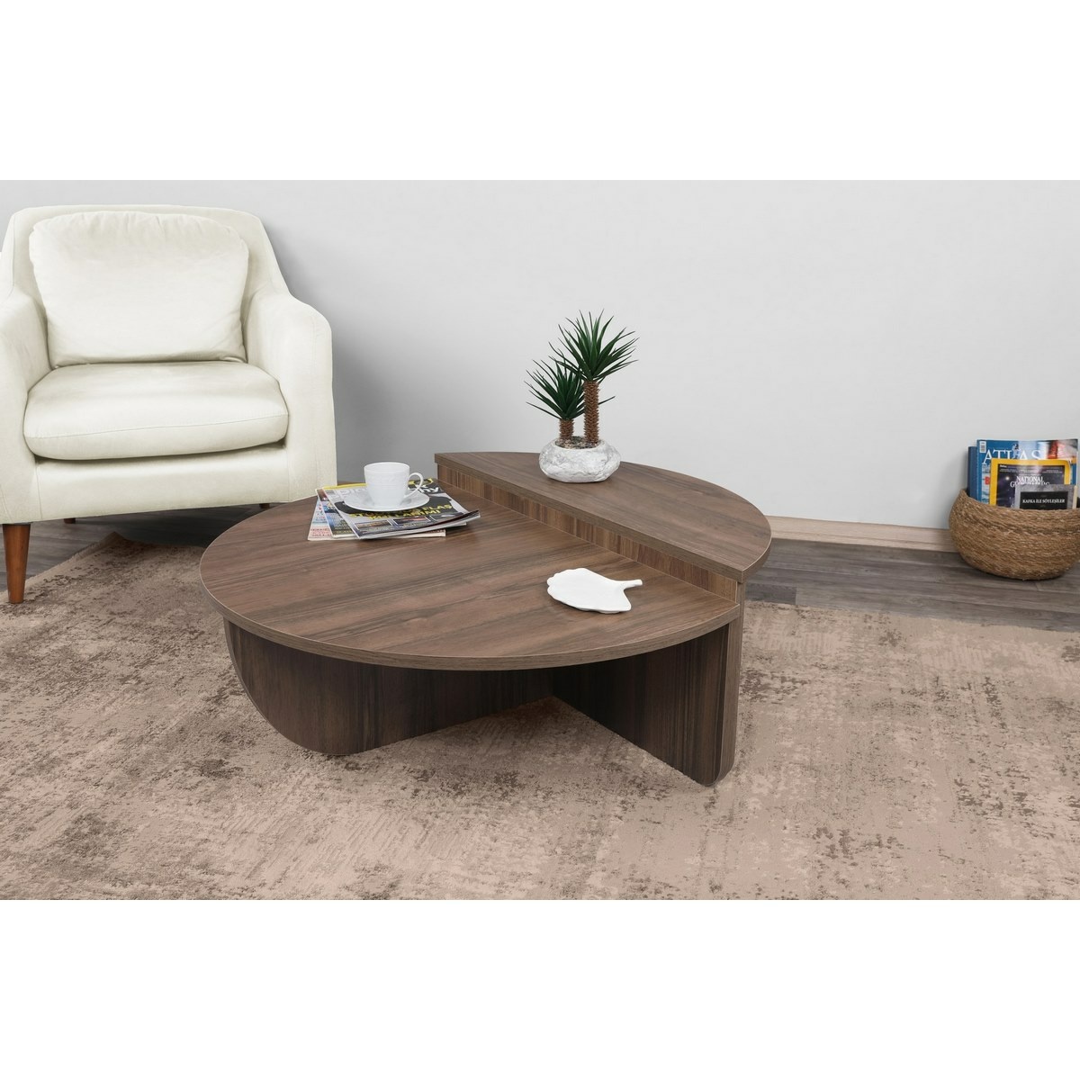 Konferenčný stolík Podium Walnut